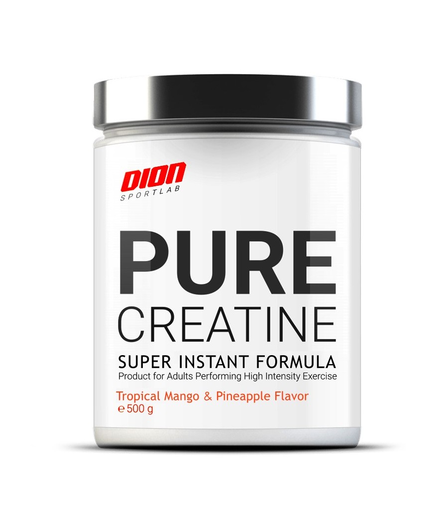 PURE CREATINE супербыстрорастворимая формула с тропическим вкусом 500гр – низкокалорийный продукт от DION Sportlab, купить в Bombbar