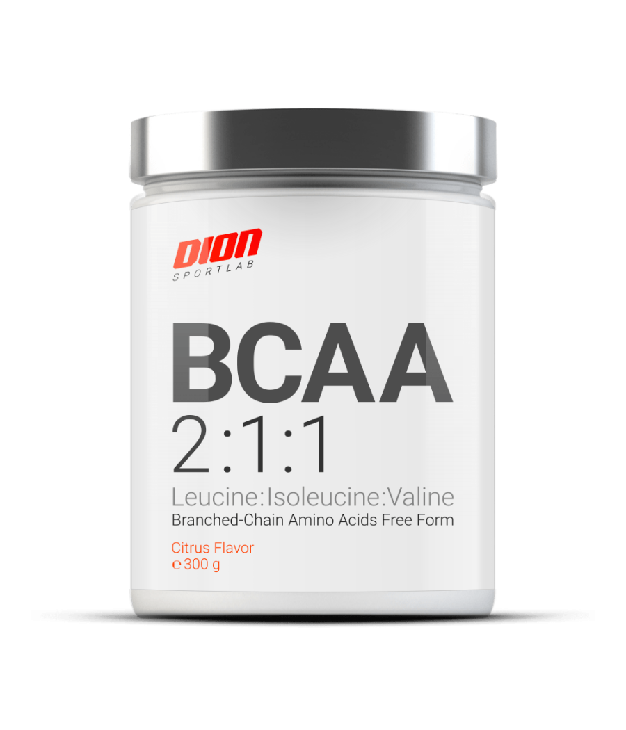 BCAA 2:1:1 amino acids – powder Tropical Mango & Pineapple Flavor 300g - Dion – low-calorie product from DION Sportlab, buy in Bombbar