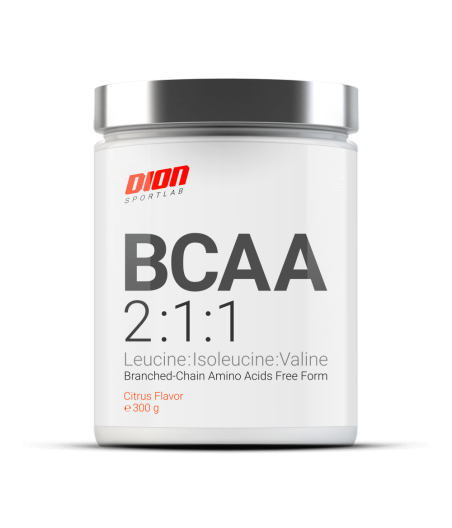 BCAA 2:1:1 amino acids – powder Tropical Mango & Pineapple Flavor 300g - Dion