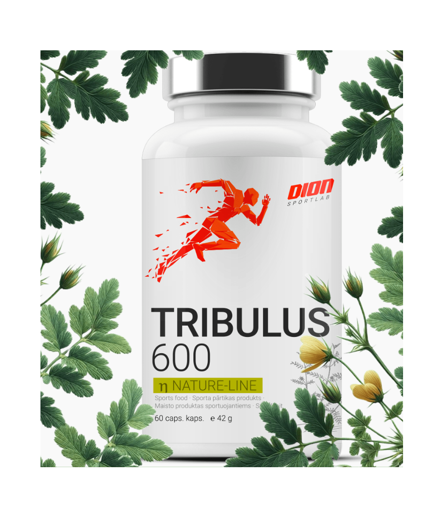 TRIBULUS 600 Tribulus Terrestris extract 60 caps – low-calorie product from DION Sportlab, buy in Bombbar