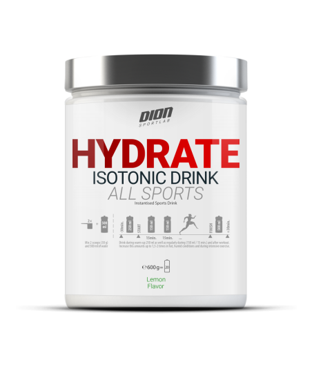 HYDRATE ALL SPORTS Isotooniline spordijook (sidrunimaitseline) "Dion", 600 g