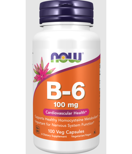 Vitamiin B-6, 100 mg - 100...