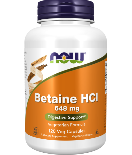 Betaiin HCl, 648mg - 120 vcaps