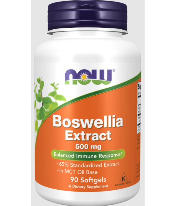 Boswellia ekstrakt, 500 mg - 90 pehmet geeli