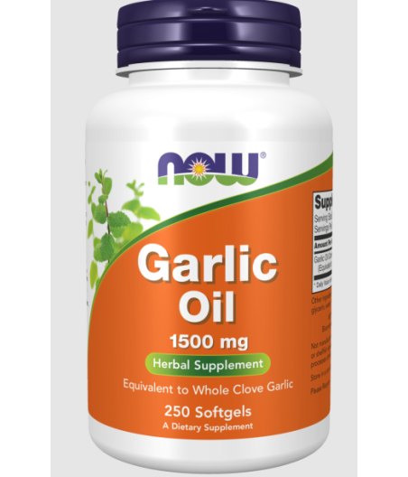 Garlic Oil, 1500mg - 250 softgels