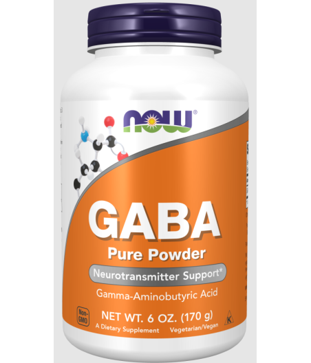 NOW GABA Pure Powder - 170 grams