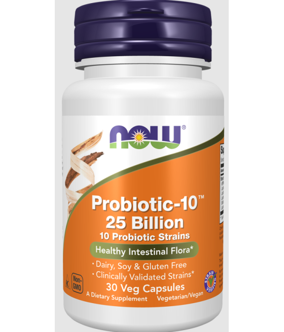 Probiotic-10, 25 miljardit "Now Foods", 30 vkaps