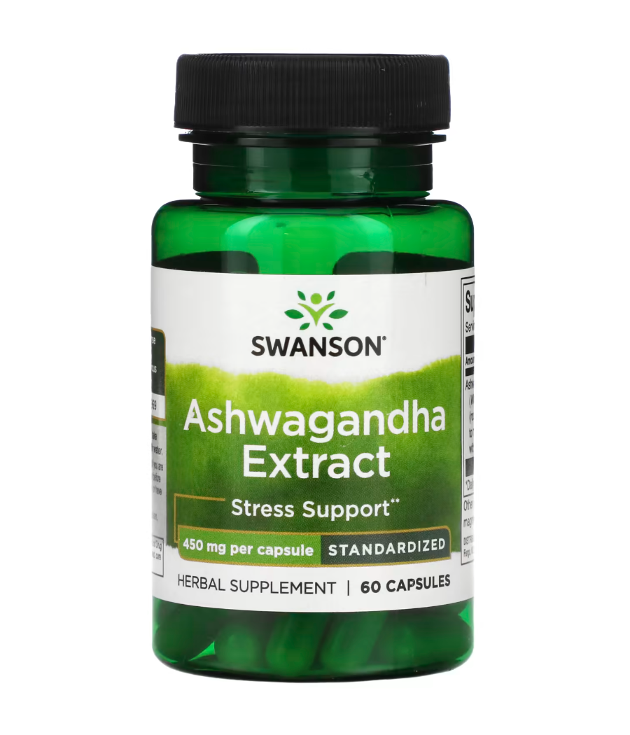 Ashwagandha Extract, 450mg - 60 caps – low-calorie product from SWANSON, buy in Bombbar