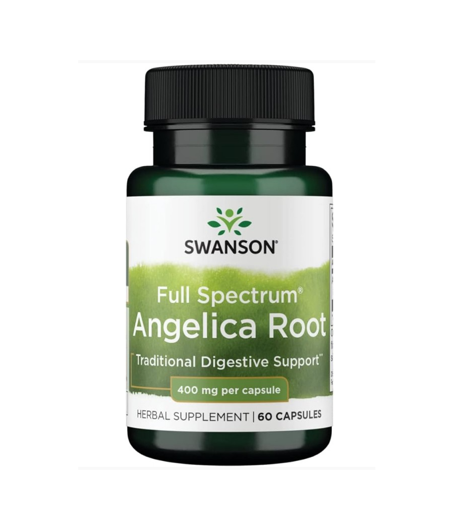 Full Spectrum Angelica Root, 400mg - 60 caps – low-calorie product from SWANSON, buy in Bombbar