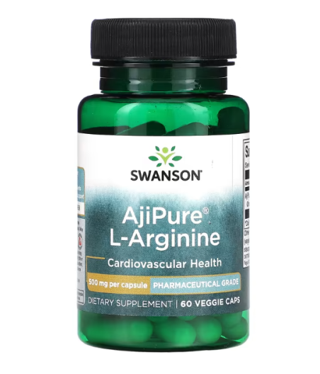 AjiPure L-Arginine, 500mg - 60 vcaps