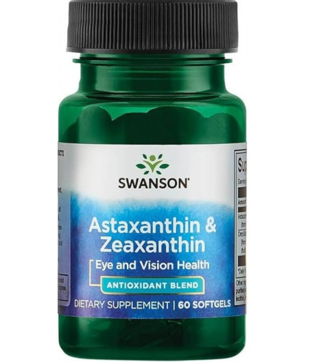 Astaxanthin & Zeaxanthin - 60 softgels