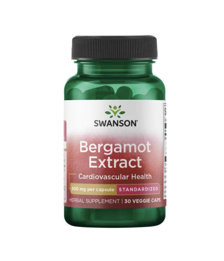 Bergamot Extract, 500mg - 30 vcaps – low-calorie product from SWANSON, buy in Bombbar