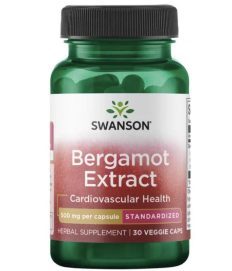 Bergamot Extract, 500mg - 30 vcaps