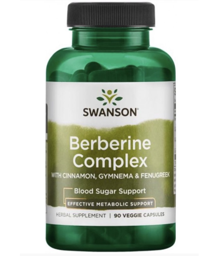 Berberine Complex with Cinnamon, Gymnema & Fenugreek - 90 vcaps