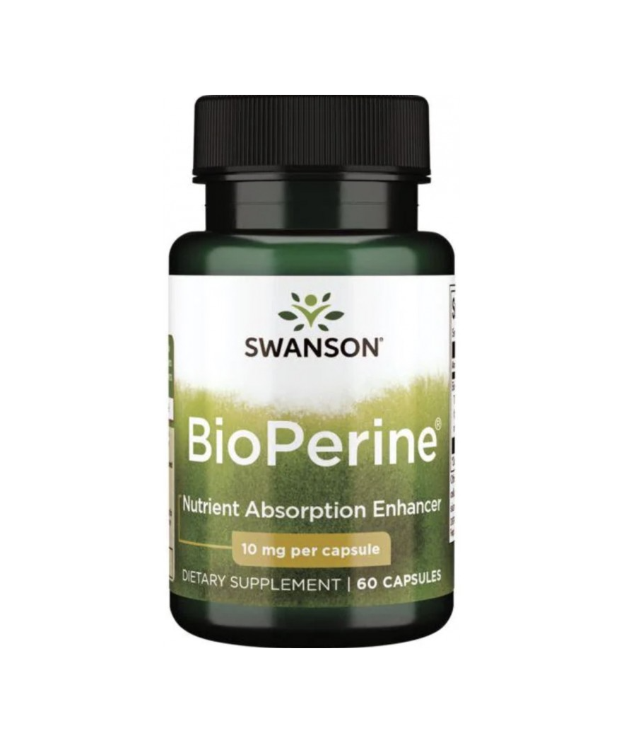 Bioperine, 10mg - 60 caps – low-calorie product from SWANSON, buy in Bombbar