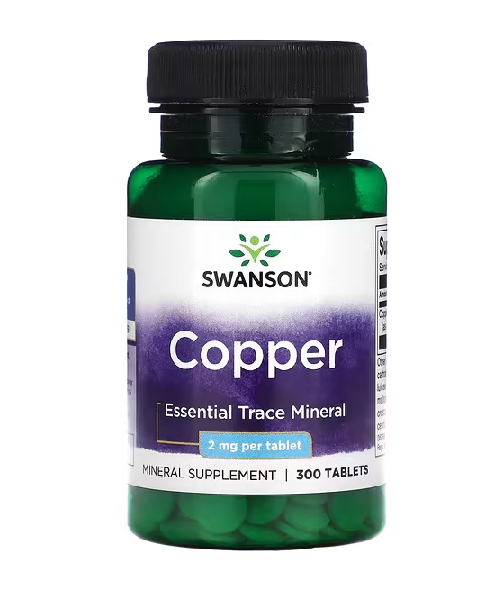 Copper, 2mg - 300 tablets