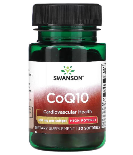 CoQ10, 100mg - 50 softgels