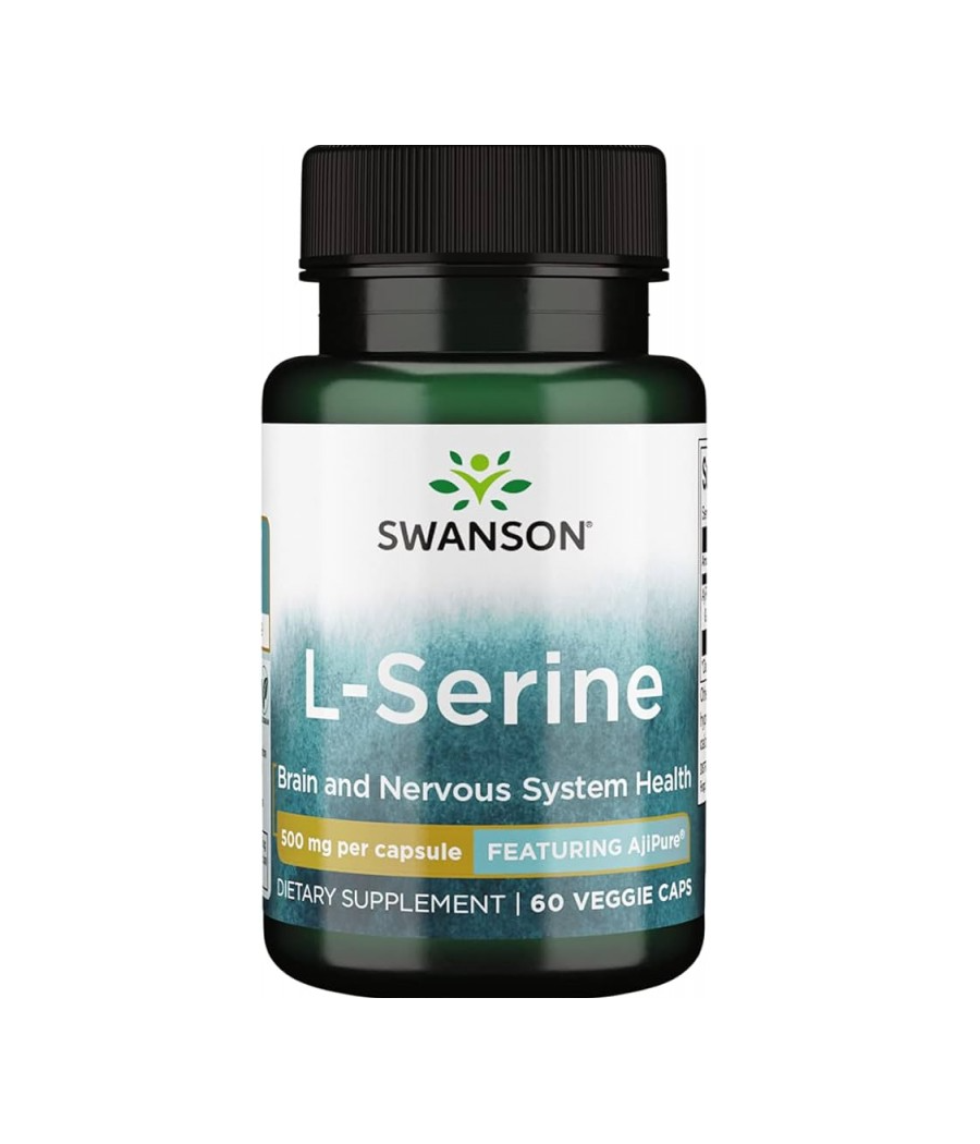 SWANSON L-Serine, 500mg - 60 vcaps – low-calorie product from SWANSON, buy in Bombbar