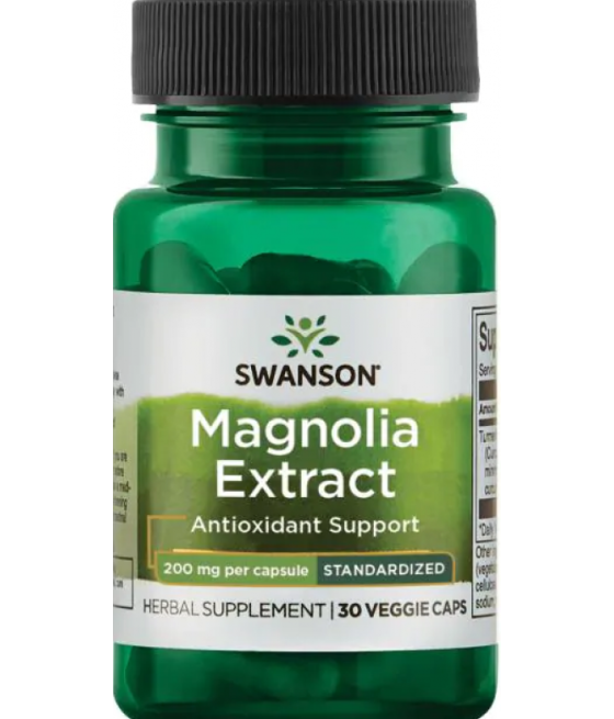 Magnoolia ekstrakt, 200 mg "Swanson", 30 veg kapslit