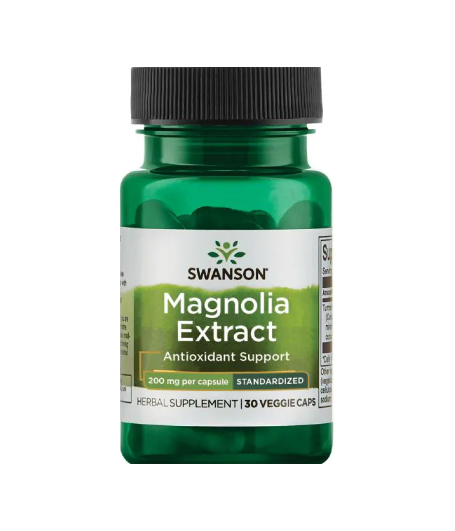 Magnolia Extract, 200mg - 30 vcaps – low-calorie product from SWANSON, buy in Bombbar