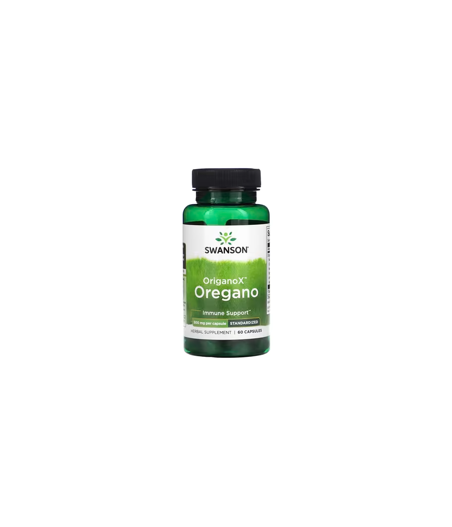 OriganoX Oregano, 500mg - 60 caps – low-calorie product from SWANSON, buy in Bombbar