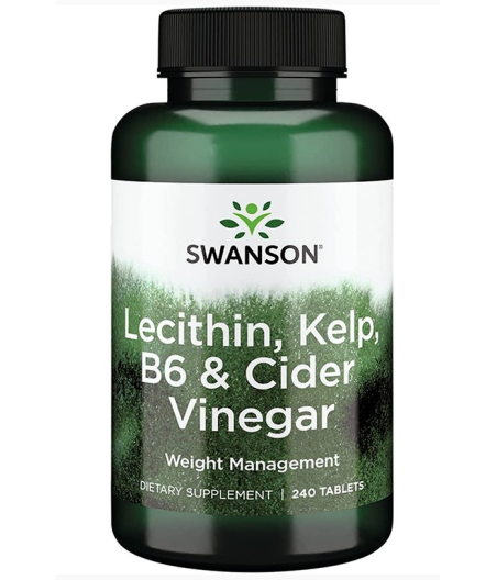 Lecithin, Kelp, B6 & Cider Vinegar - 240 tablets