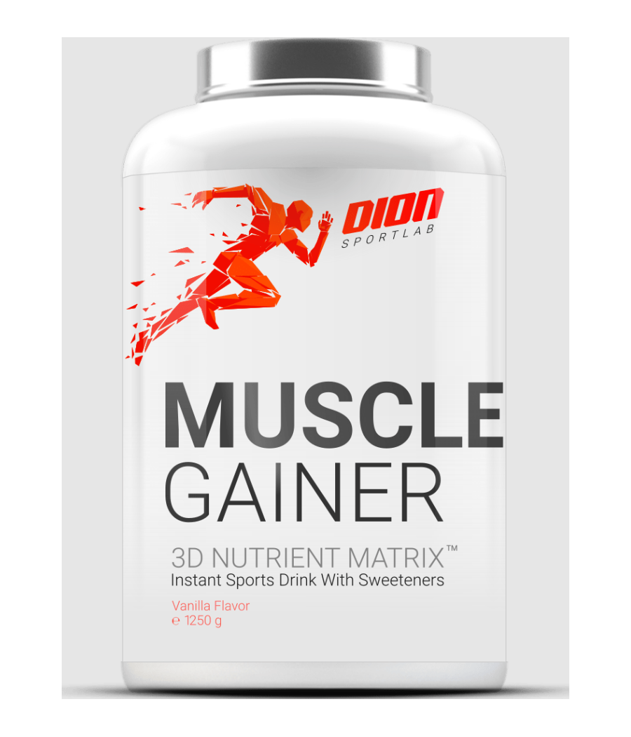 MUSCLE GAINER 3D Nutrient Matrix 1250gr – low-calorie product from DION Sportlab, buy in Bombbar