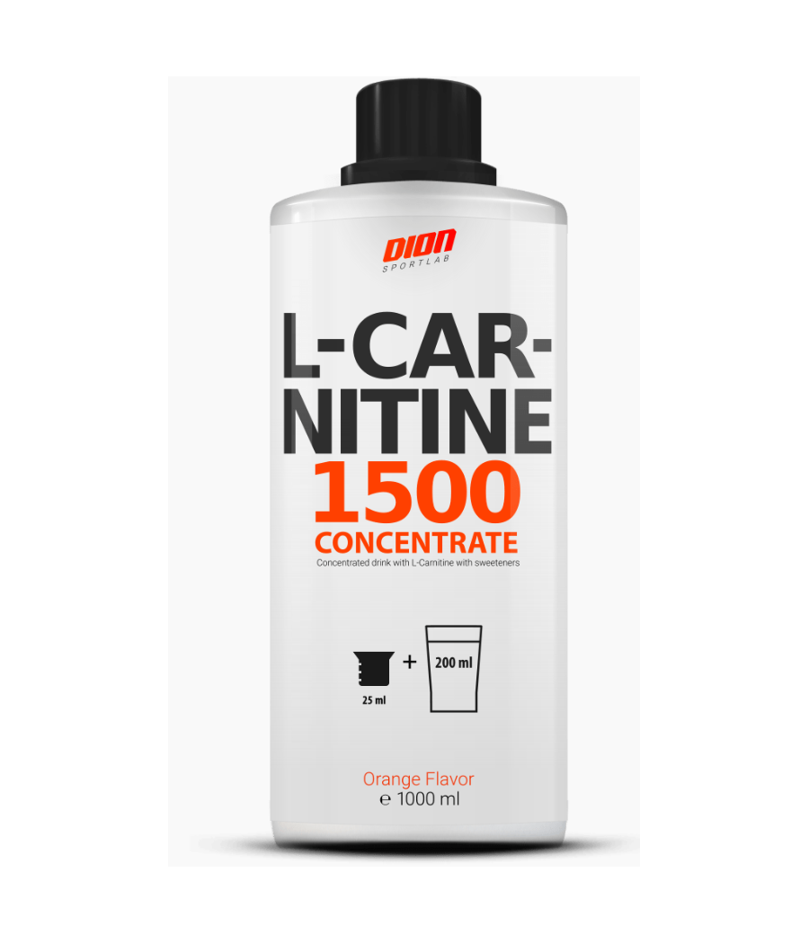 L-CARNITINE 1500 L-karnitiini kontsentraat "Dion", 1000 ml – madala kalorsusega toode firmalt DION Sportlab, osta Bombbar-ist