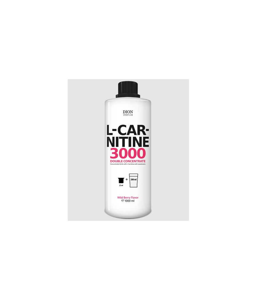 L-CARNITINE 3000 L-Carnitine 2xConcentrate 1L – low-calorie product from DION Sportlab, buy in Bombbar