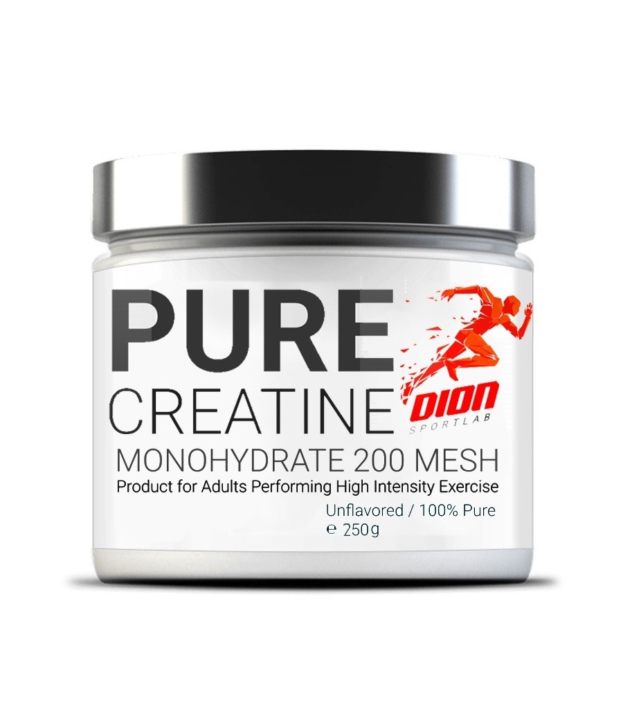 PURE CREATINE kreatiin (maitseta) "Dion", 250 g – madala kalorsusega toode firmalt DION Sportlab, osta Bombbar-ist