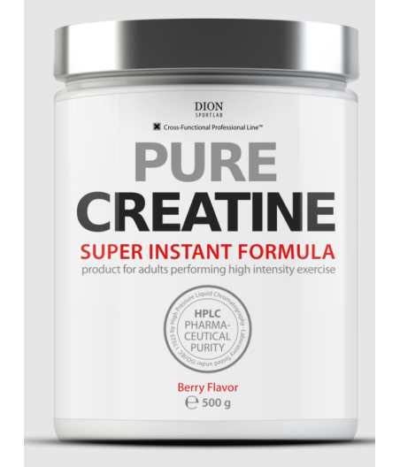 PURE CREATINE with flavor berry Creatine Monohydrate 500gr