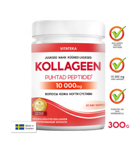 VITATEKA Veisekollageeni Pulber 10 000 mg, 300 g