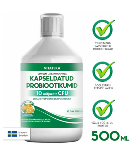 Kapseldatud Probiootikumid "VITATEKA", 500 ml 