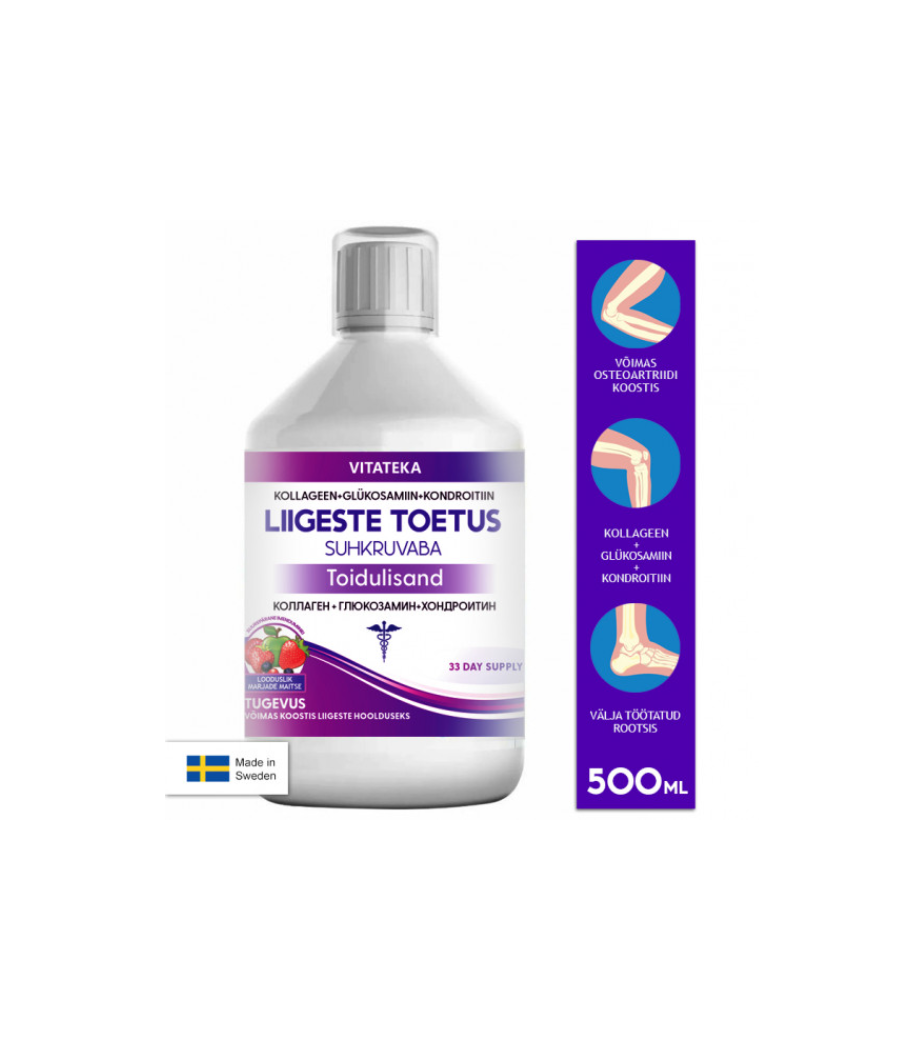 Liigeste toetus (suhkruvaba) "VITATEKA", 500 ml / EE – madala kalorsusega toode firmalt VITATEKA, osta Bombbar-ist