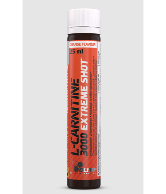 L-karnitiin 3000 Extreme Shot, kirsside maitsega "Olimp Sport Nutrition", 20 x 25 ml