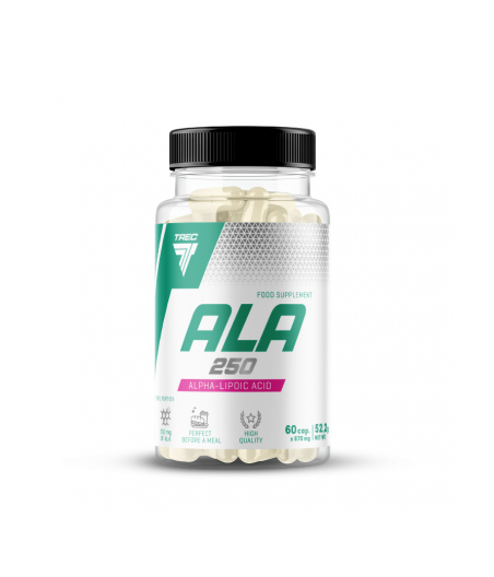 ALA 250 (Alfa-lipoehape) "TREC NUTRITION", 60 kapslit