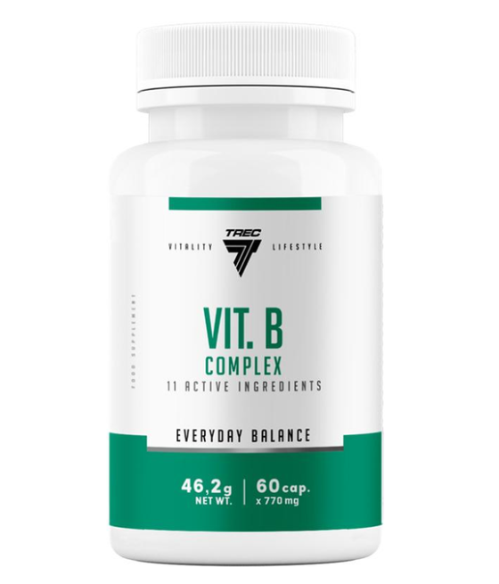 VITAMIIN B KOMPLEKS "TREC NUTRITION", 60 kapslit