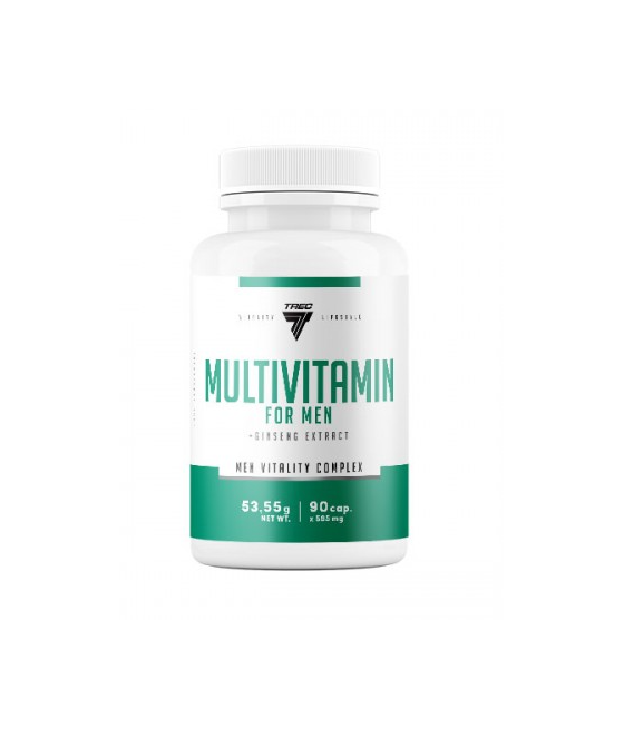 MULTIVITAMIINID MEESTELE "TREC NUTRITION", 90 kapslit