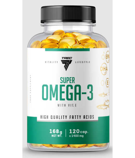 SUPER OMEGA-3 "TREC NUTRITION", 60 capsules / EE