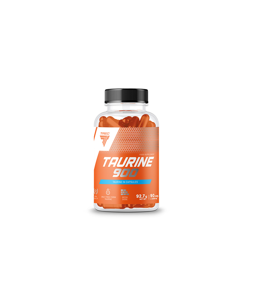 TAURINE 900  90cap – низкокалорийный продукт от TREC NUTRITION, купить в Bombbar