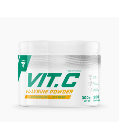 VITAMIIN C + L-LÜSIIN PULBER "TREC NUTRITION", 300 g