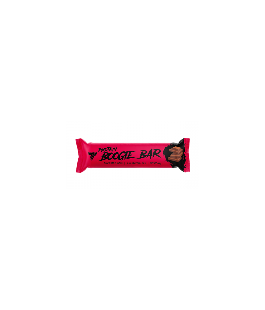 PROTEIN BOOGIE BAR 60g CHOCOLATE – низкокалорийный продукт от TREC NUTRITION, купить в Bombbar