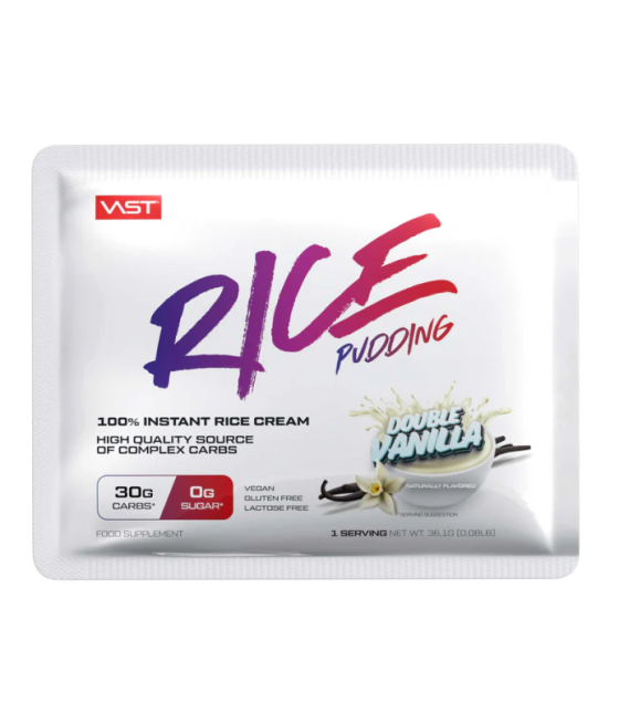 VAST Instant Rice Pudding "Double Vanilla", 36.1g – low-calorie product from VAST, buy in Bombbar