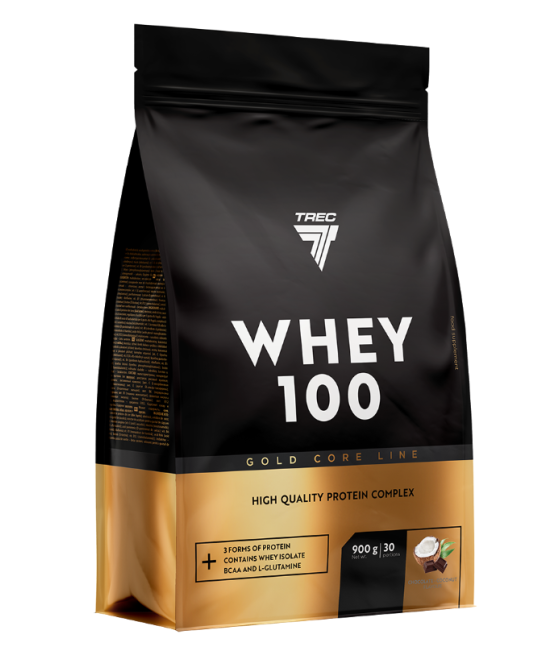 GOLD CORE WHEY 100 Šokolaad-Kookos "TRE NUTRITION", 900 g